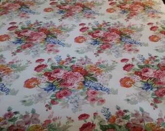 Ralph Lauren Donovan Damask Scroll Floral Blue Gray Valance 17 X