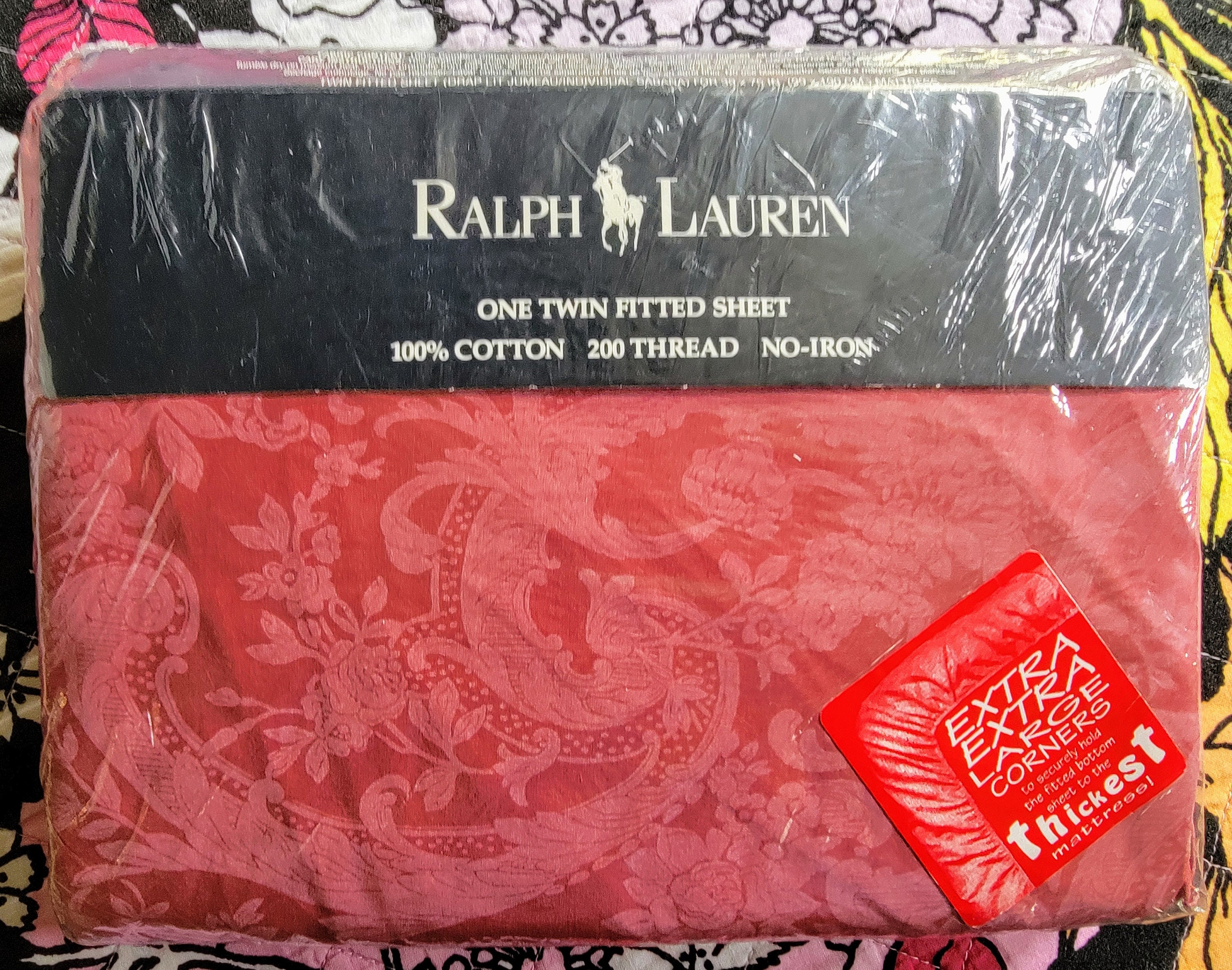 Ralph lauren red sheets hotsell