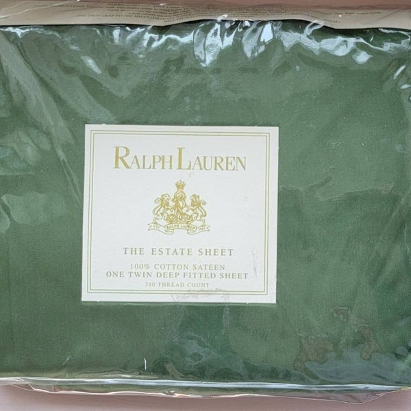 Ralph Lauren Twin Fitted Sheet Etsy