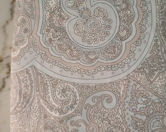 NEW Lauren Ralph Lauren Queen Size Fitted Sheet W/paisley Design