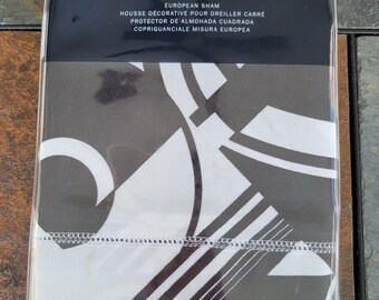 NOS - Ralph Lauren "Ellington Deco" Euro Sham [1275]