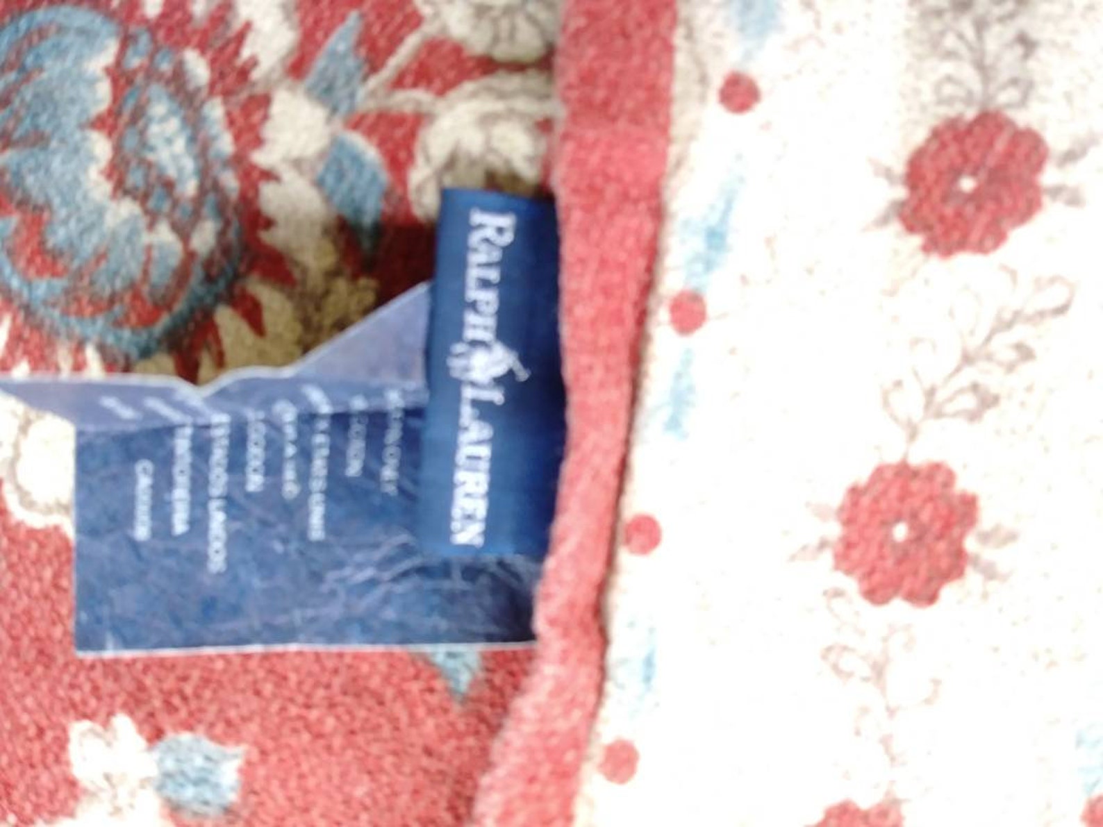 Ralph Lauren Vintage cassie Standard Size Pillow Etsy