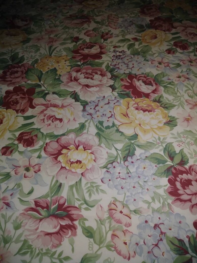 Beautiful Vintage Springmaid Sheet Set With Lovely Vibrant Etsy