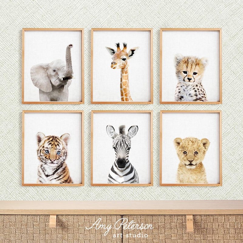 Nursery Animal Print - Etsy