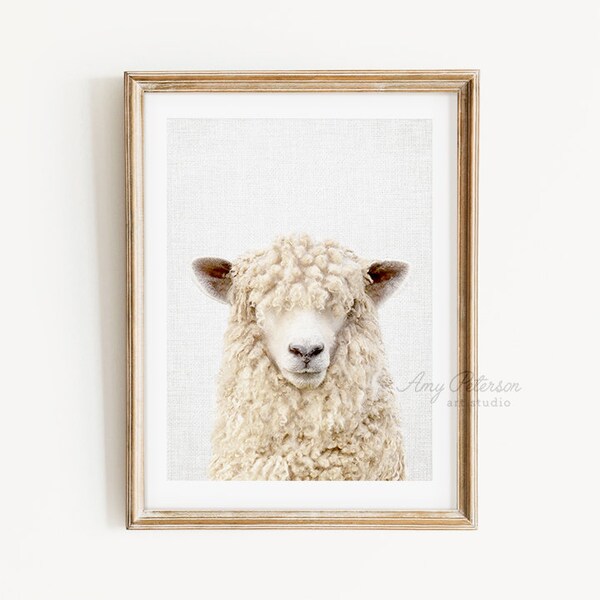 Sheep Wall Art Etsy