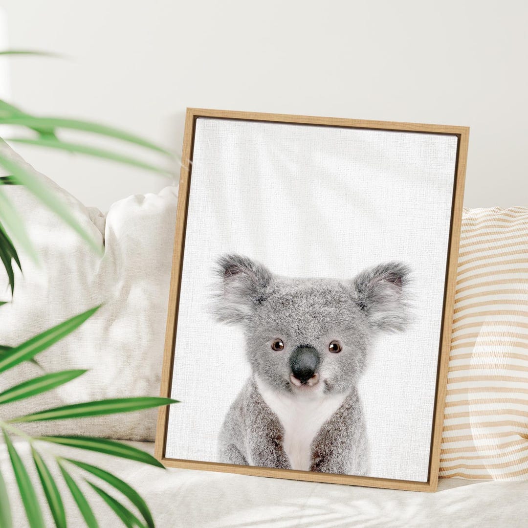 Baby Koala Print: Woodland Nursery Animal Wall Art - Etsy