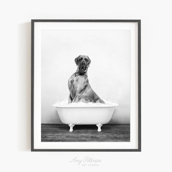 Great Dane Art Etsy