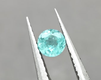 0.31 ct seltener Mosambik Paraiba Turmalin Runder Edelstein