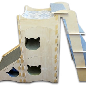 Cat House Indoor Cat Shelter Condo For Your Rescue Cat-Comfy Insulated For your Kitten - The Best Cat Lover Gift