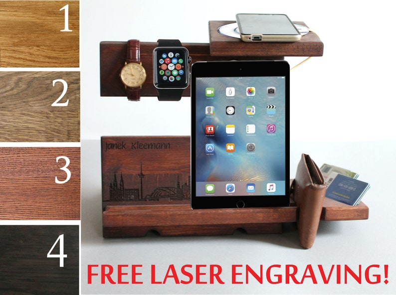 Wireless Charger Stand For Iphone 8 8 Iphone X Xr Xs Max Etsy