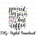 Powered by Pixie Dust and Coffee  SVG Clip Art for Die Cut Machines like Cricut and Silhouette Cut File Cuttable File Cricut Maker Disney 