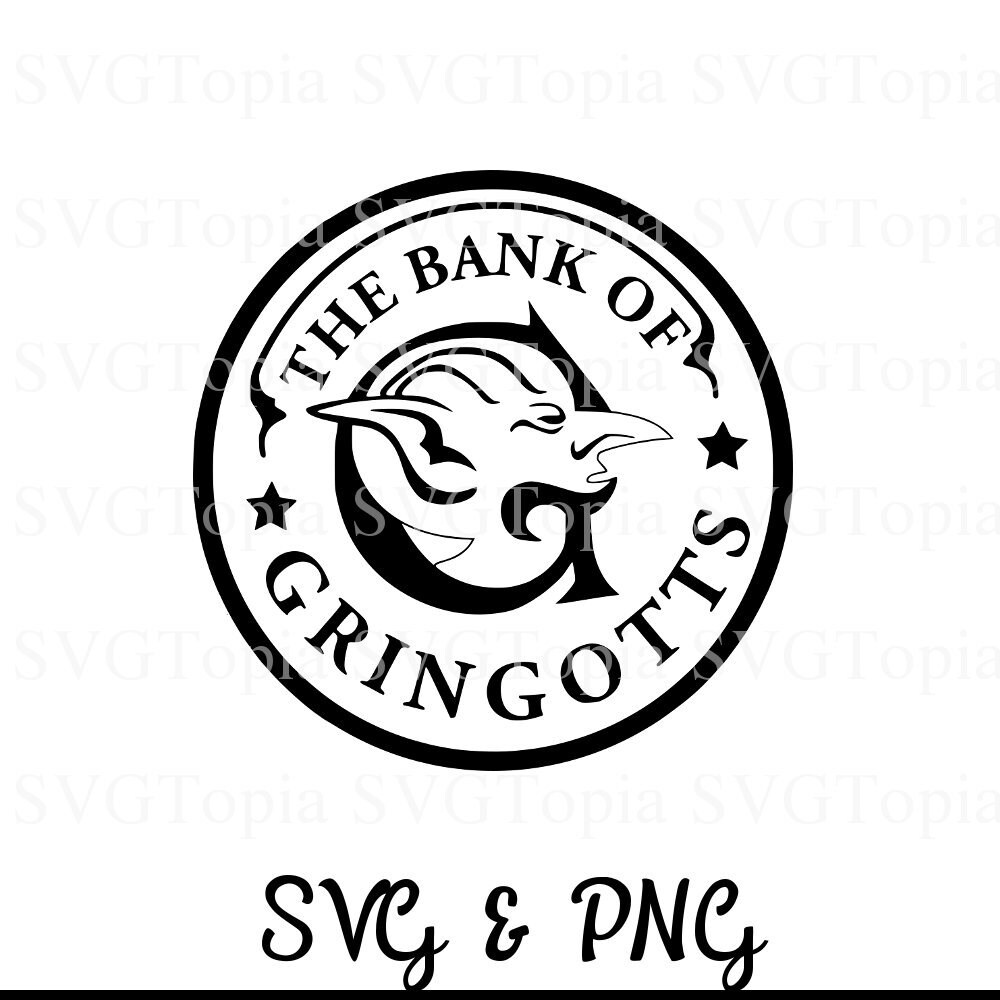 Download Gringotts Harry Potter Diagon Alley SVG and PNG Clip Art ...