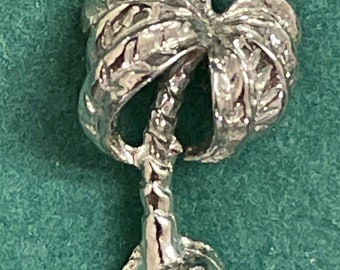 Vintage Sterling Silver Palm Tree charm from Hawaii