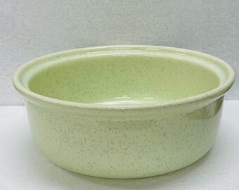 Vintage Bauer Pottery Chartreuse Gloss Pastel No. 18 Mixing Bowl