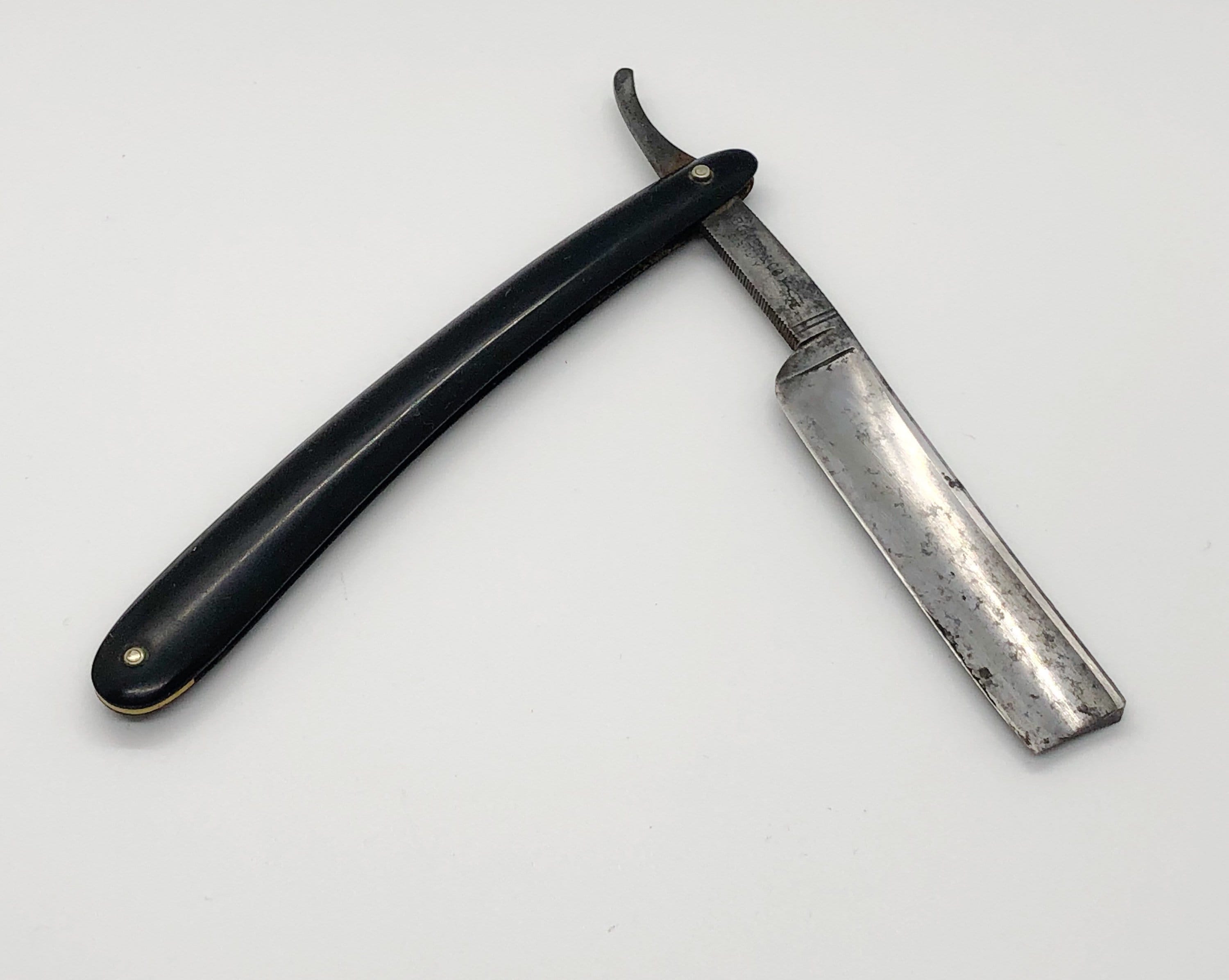 剃刀ドイツ製H.BOKER&CO.INC NEWYORK REDINJUN H Boker Red Injun Razor No. 101 - Vintage Straight Razor - Etsy