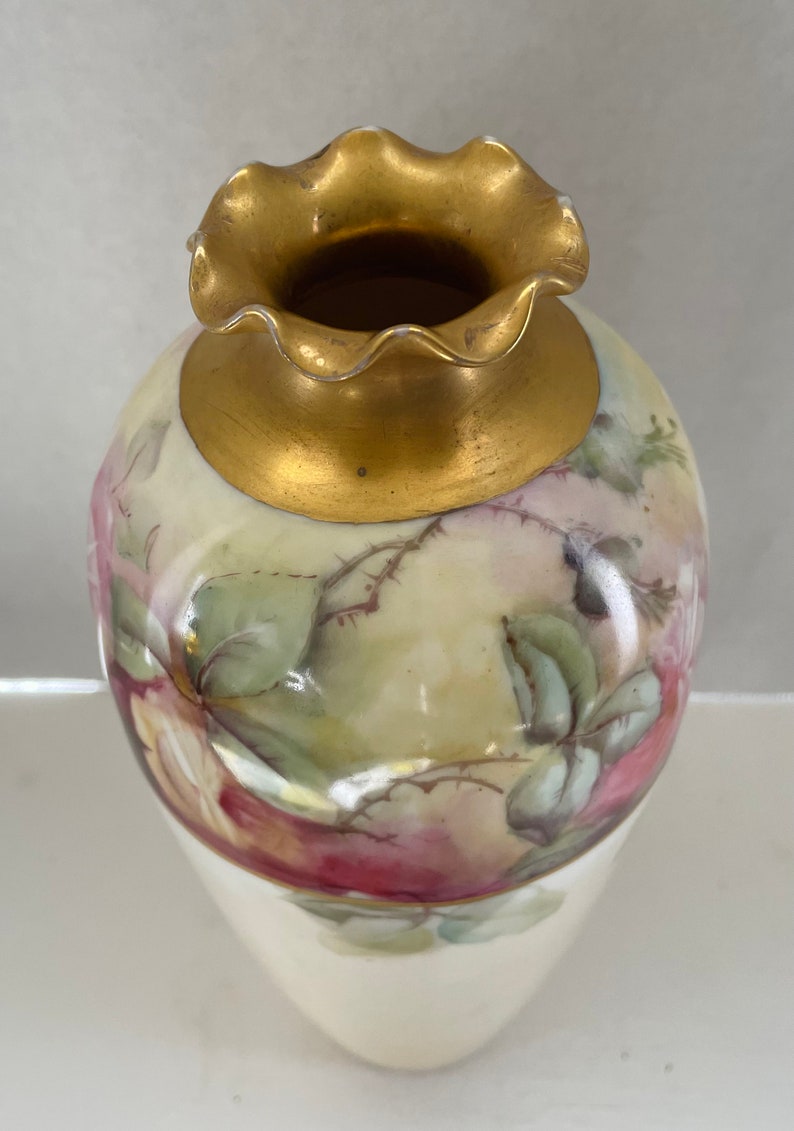 RARE American Belleek Willets Vases Signed by the Same Artist Etsy