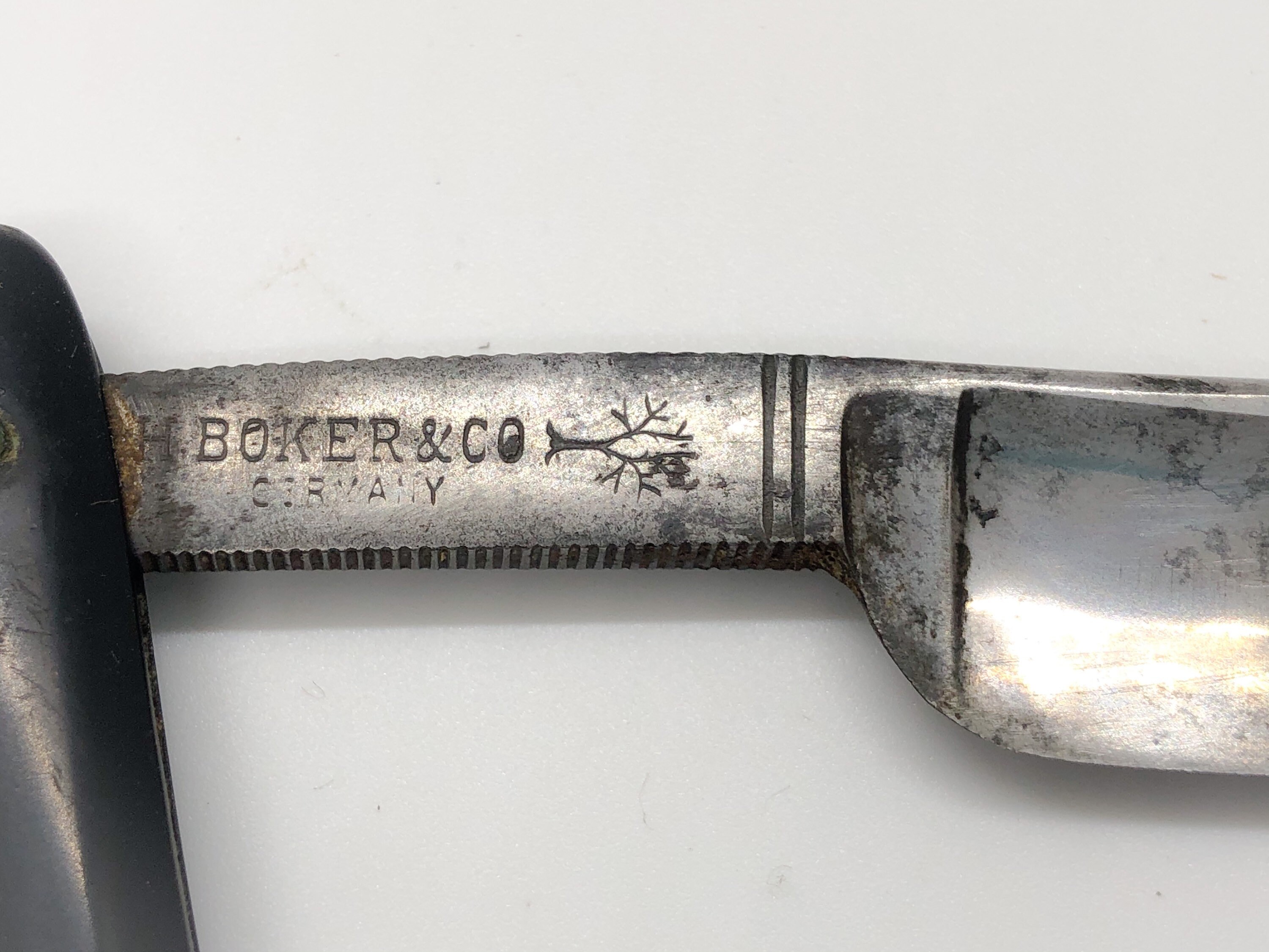 H Boker Red Injun Razor No. 101 - Vintage Straight Razor - Etsy