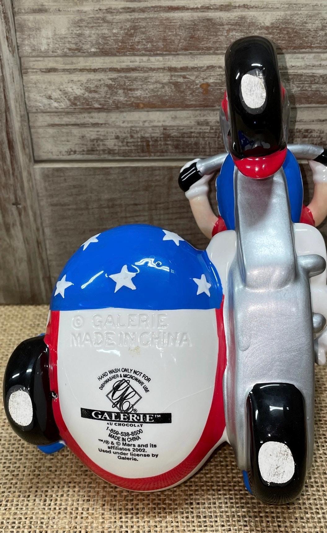 品質満点 Sidecar With Motorcycle M&m's Candy Galerie Ceramic Dish その他
