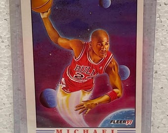 Vintage Michael Jordan Fleer Basketball Card