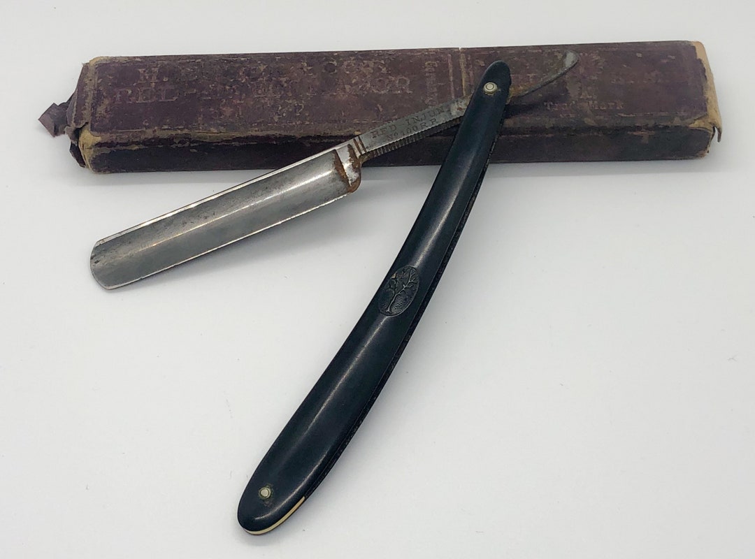 7 Day Razor Set Red Injun H Boker Red Injun Razor No. 100 R.P - Vintage Straight Razor - Etsy Canada