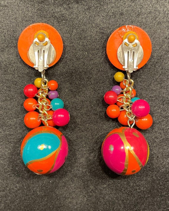 Mid Century Modern Earrings - image 2