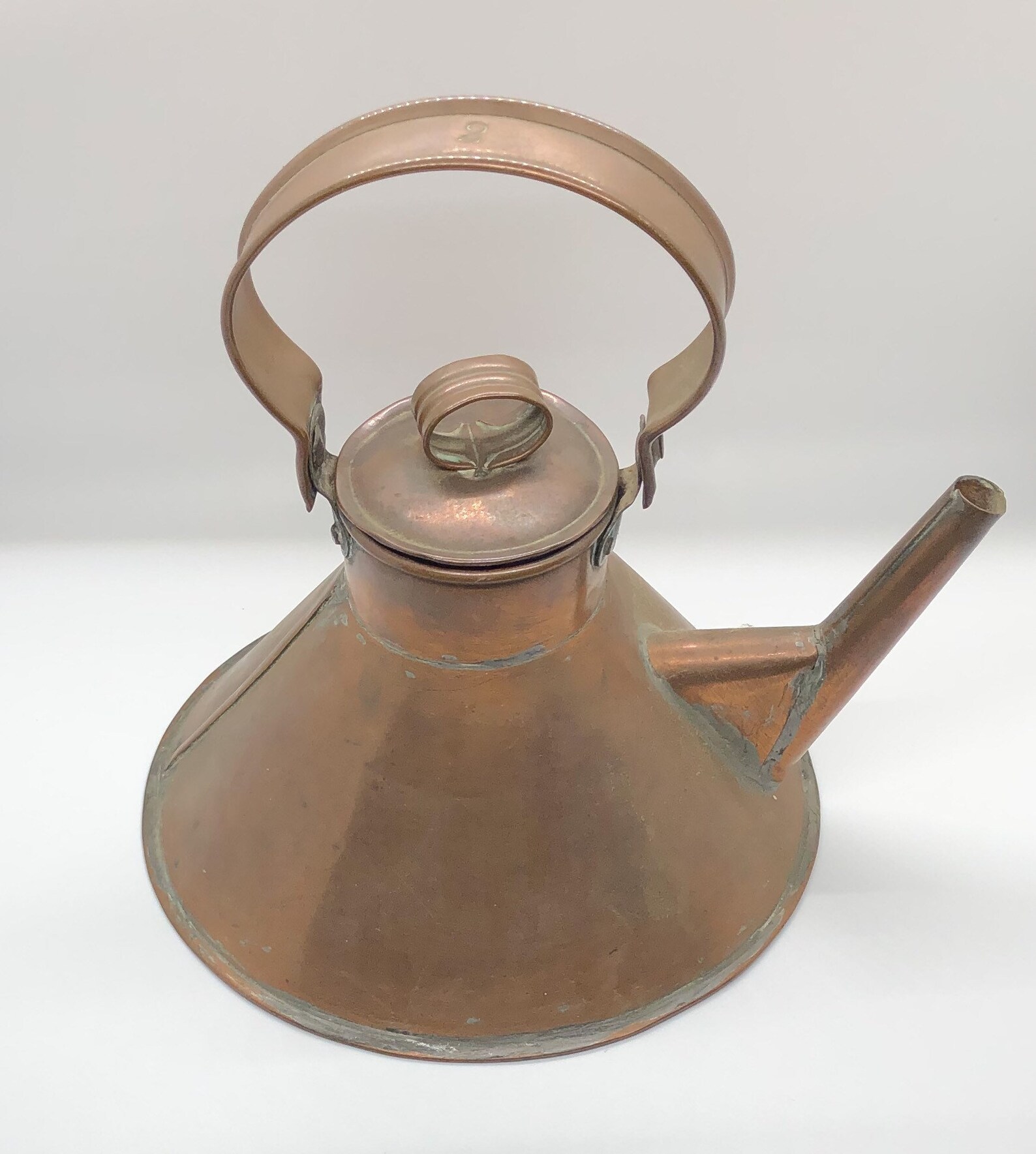 Vintage Copper Ships Kettle Antique Kettle Tea Pot Etsy