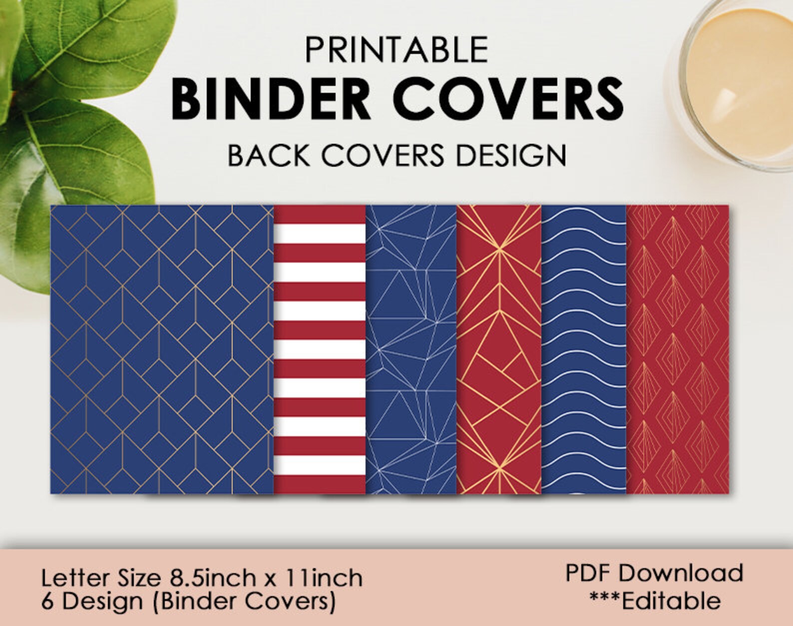Printable Binder Cover Templates - Etsy