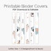 Cute Editable Printable Binder Covers - Etsy