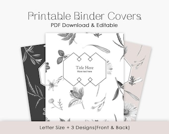 Binder Cover and Spines Printable | Nursing Binder Cover
