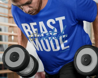 BEAST MODE Activated Mens / Unisex Workout Tank 6-45 Inspired Shirt Coach Challenger Gift