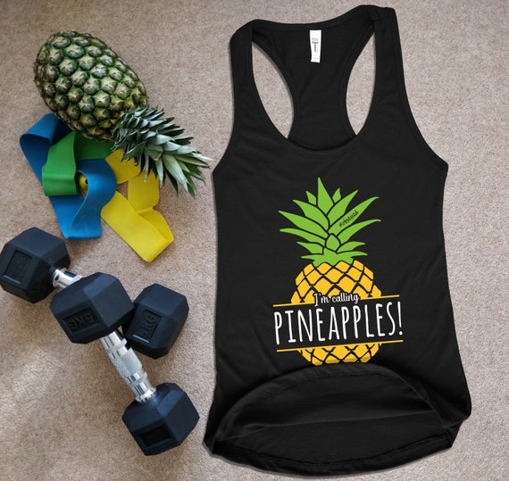 pineapple workout shirt