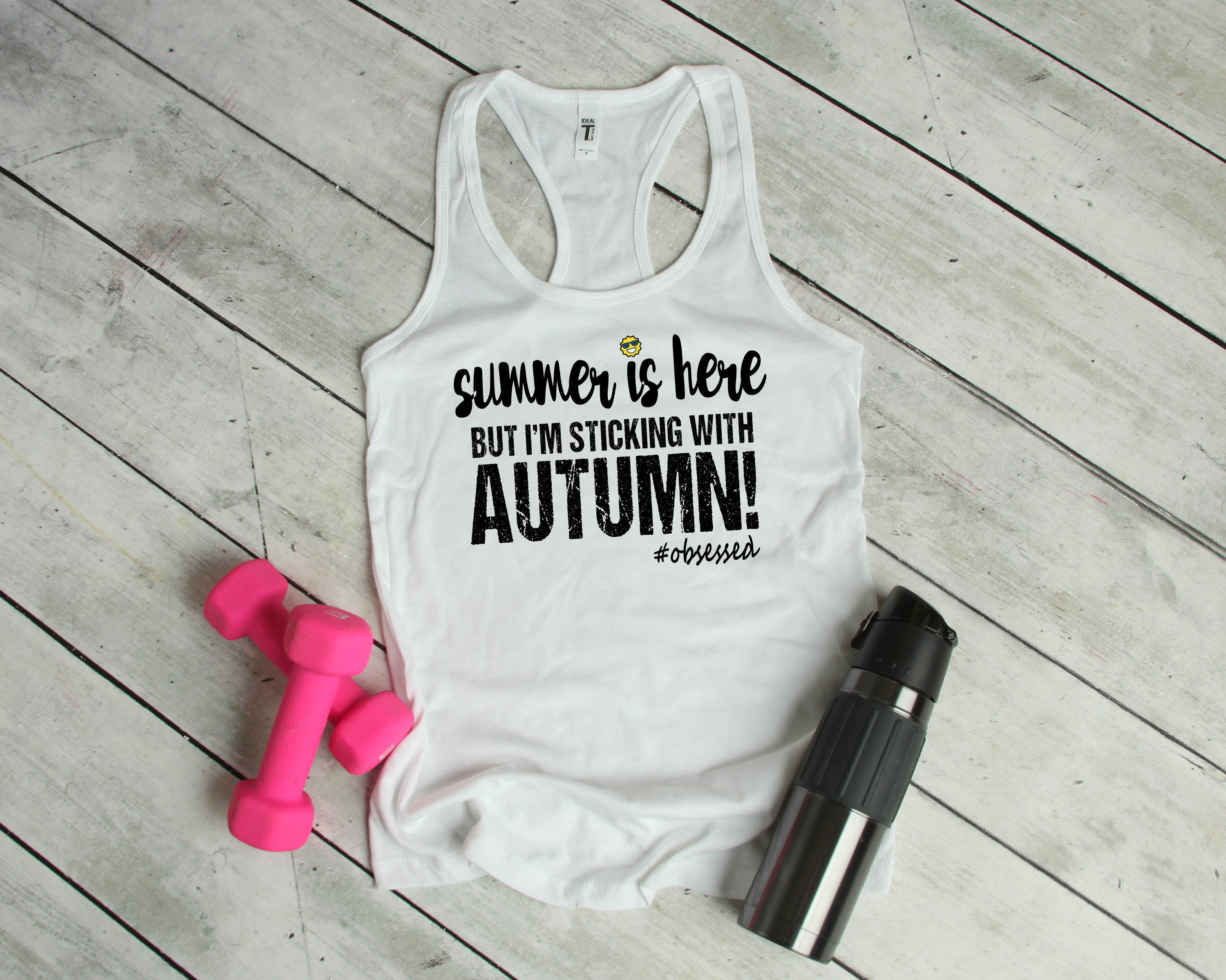Calabrese Workout Tank Summer is Here but I'm Sticking - Etsy
