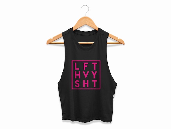 LFT HVY SHT Crop Top Womens Lift Heavy 