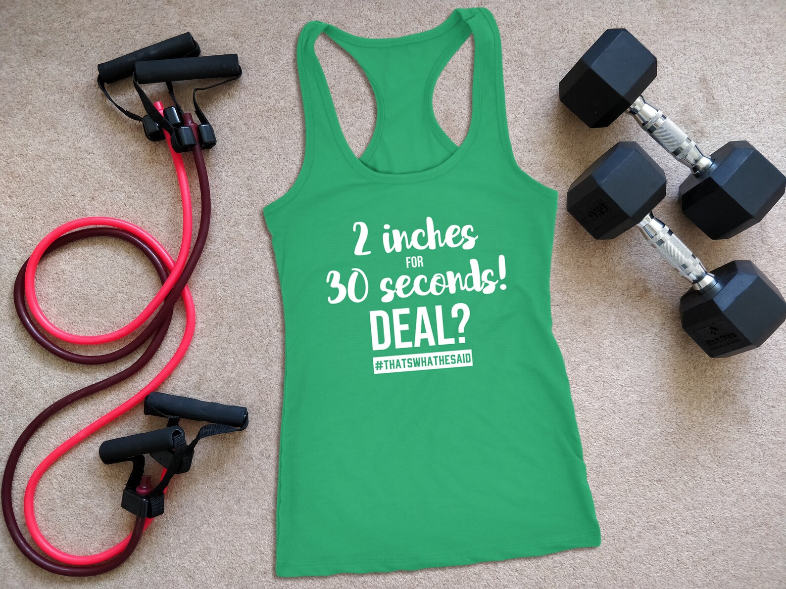 Triple Bear Workout Tank 2 Inches For 30 Seconds Etsy