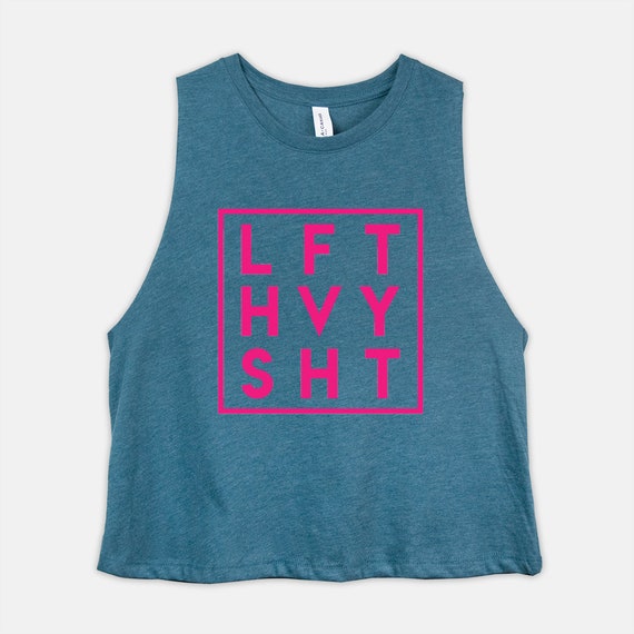 LFT HVY SHT Crop Top Womens Lift Heavy 