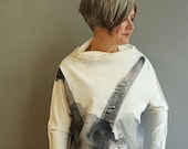 MILOPAINT - Shirt - Handmalerei -creme