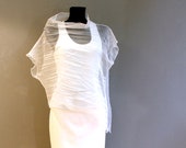 SOMI - transparentes Shirt  mit Schal