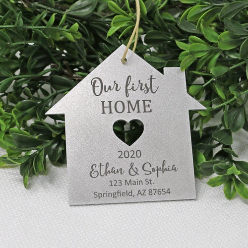 Our First Home Ornament Custom First Home Gift - Etsy