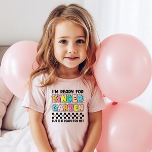 Kindergarten Shirt: First Day of School Tee, Elementary Back to School