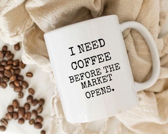 Day trader gift idea, Gift idea for stock trader, gift idea men, gift idea for women, funny mug, stock trader