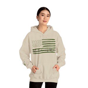 Personalized Proud Military Mom Hooded Sweatshirt, Military Mom Sweatshirt, Army Mom Shirt, Military Mom Shirt, Army Mom Gifts, Gift for Mom image 7