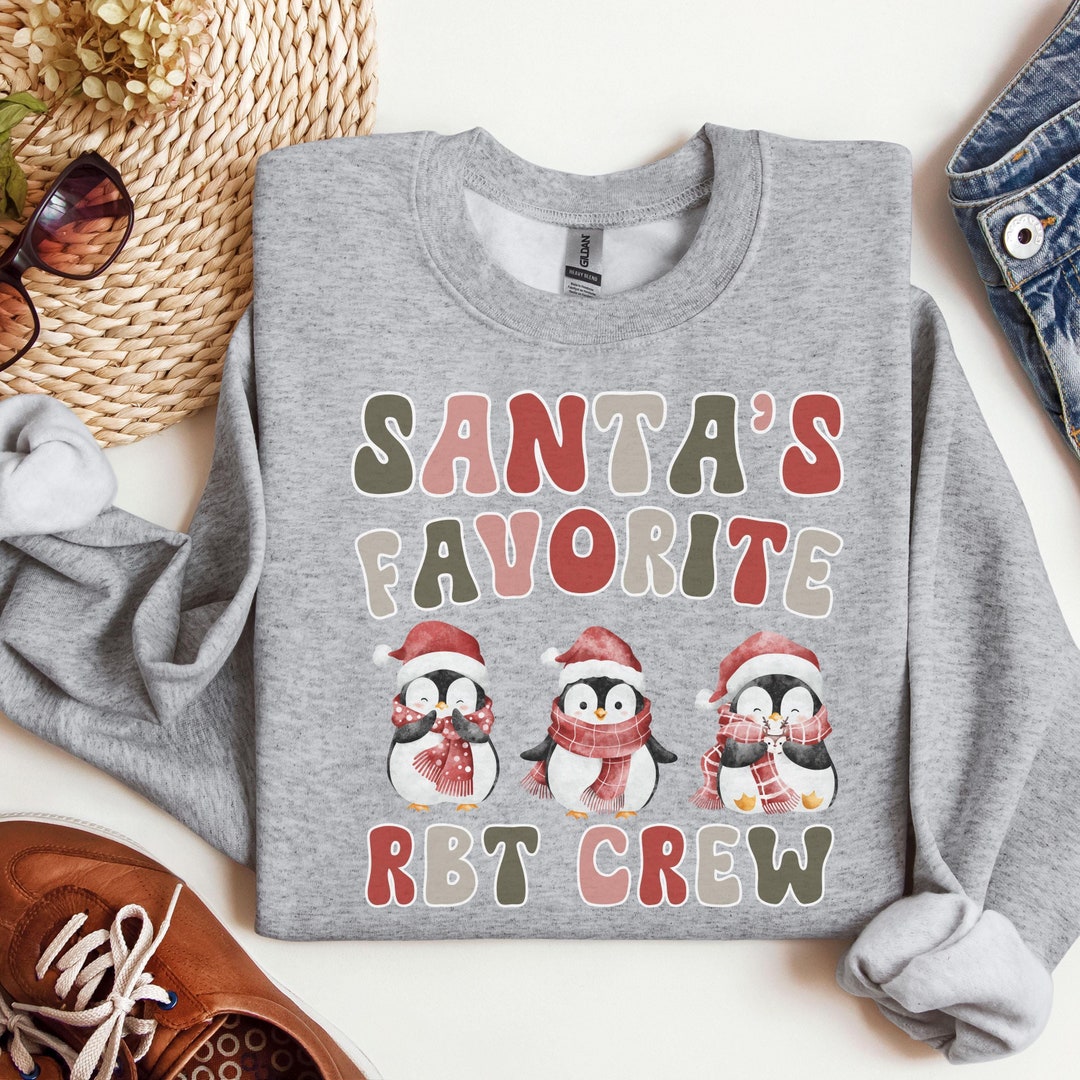Favorite Rbt RBT Christmas Sweatshirt: Santa's Favorite Behavior Technician Team - Etsy