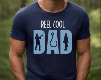 Reel Cool Dad Fishing Shirt, Fishing Dad Gift, Gift for Fishermen, Fishing Gift for Dad,  Fishing Gift for Husband, Reel Cool Fishing Shirt