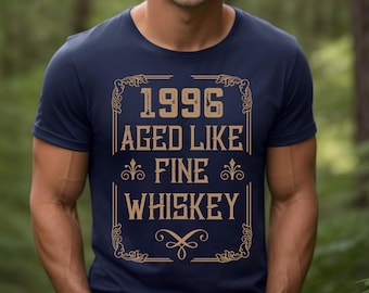 30th Birthday Shirt: 1996 Aged Like Fine Whiskey Tee