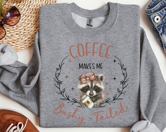 Christmas Raccoon Sweatshirt: Funny Animal Holiday Sweater