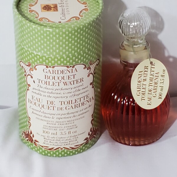 Crabtree & Evelyn Gardenia Bouquet Toilet Water Perfume Fragrance 100ml/3.5 Fl Oz.-90% Full 