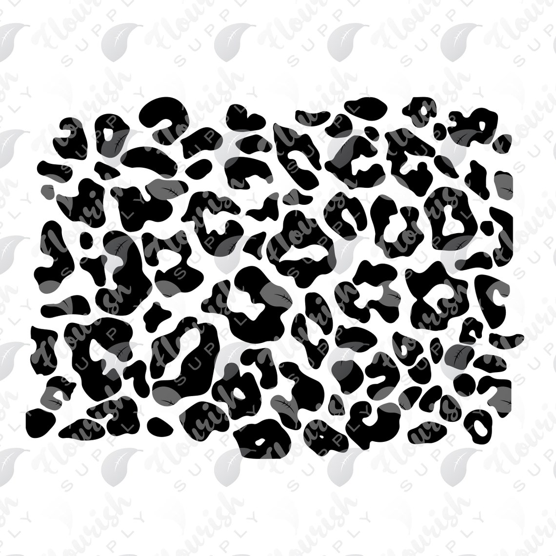 Bold Cheetah Print Svg