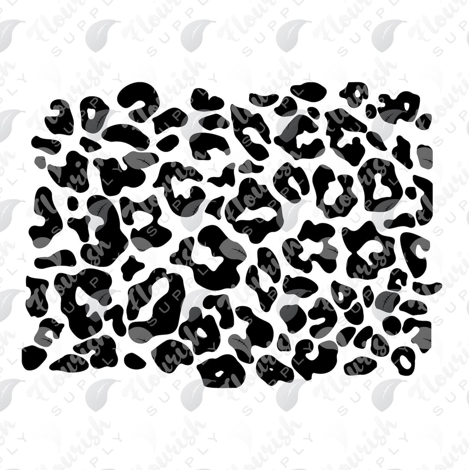 Cheetah Print Cross Svg