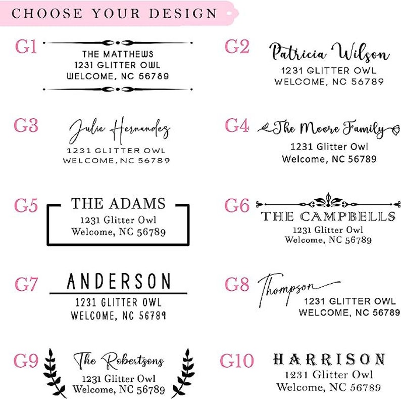 Return Address Labels - White Custom Address Label, Personalized Return ...