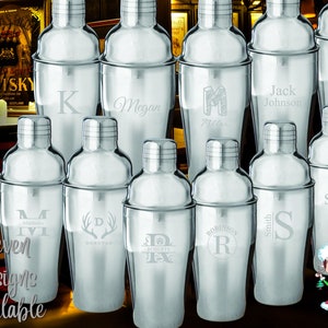 16oz Personalized Cocktail Shaker|Martini Custom Shaker|Engraved Shaker|Cocktail Mixer|Custom Barware|Drink Shaker Gift|Mancave|Bar Shaker